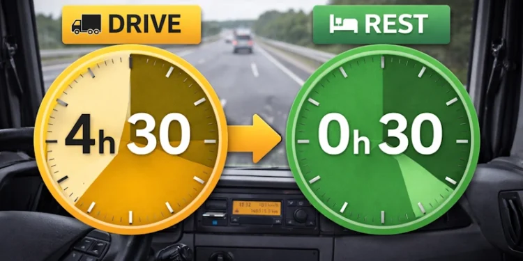 Mit jelent a vezetési és pihenőidő szabály?