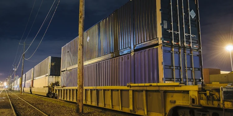 Intermodális fordulat, vasúti fékkel