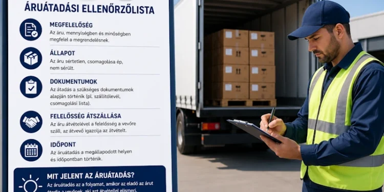 Mit jelent az áruátadás?