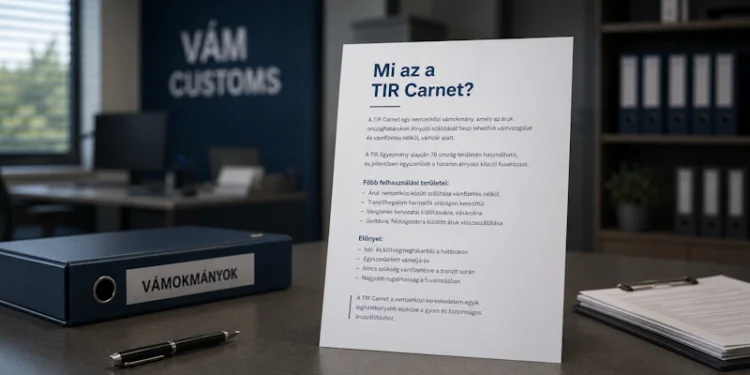Mi az a TIR Carnet?