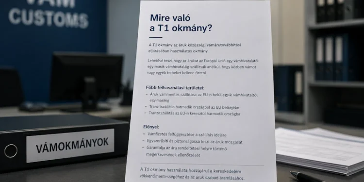 Mire való a T1 okmány?