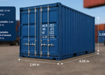 Mit jelent a 20 lábas konténer?
