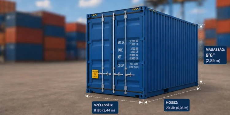 Mit jelent a high cube konténer?