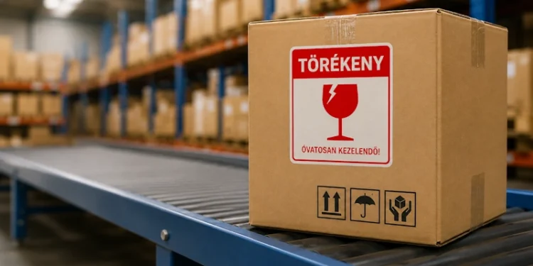 Mit jelent a törékeny csomag jelölés?