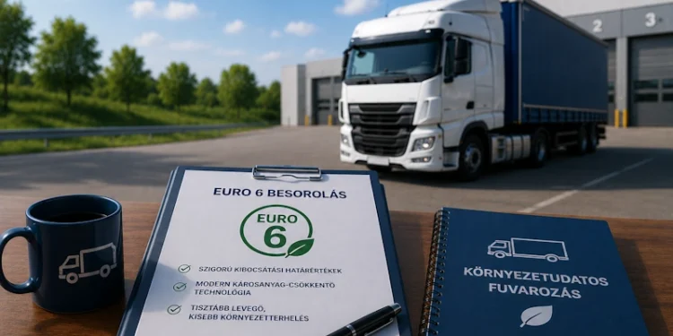 Mit jelent az Euro 6 besorolás?