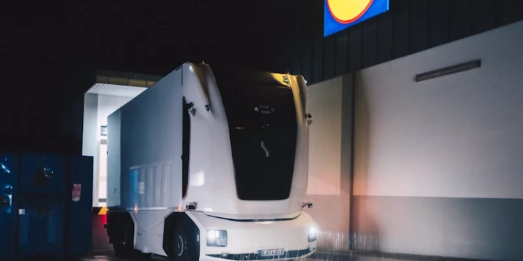 lidl autonóm kamion